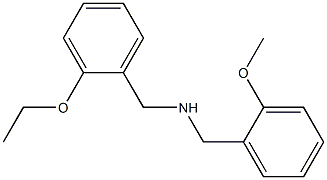 [(2-ethoxyphenyl)methyl][(2-methoxyphenyl)methyl]amine Struktur