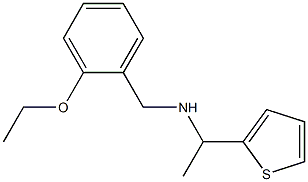 [(2-ethoxyphenyl)methyl][1-(thiophen-2-yl)ethyl]amine Struktur