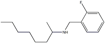 [(2-fluorophenyl)methyl](octan-2-yl)amine Struktur