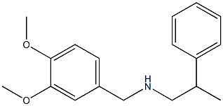 [(3,4-dimethoxyphenyl)methyl](2-phenylpropyl)amine Struktur