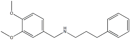 [(3,4-dimethoxyphenyl)methyl](3-phenylpropyl)amine Struktur