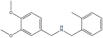 [(3,4-dimethoxyphenyl)methyl][(2-methylphenyl)methyl]amine Struktur