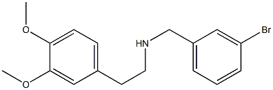 [(3-bromophenyl)methyl][2-(3,4-dimethoxyphenyl)ethyl]amine Struktur