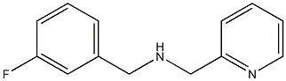 [(3-fluorophenyl)methyl](pyridin-2-ylmethyl)amine Struktur