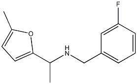 [(3-fluorophenyl)methyl][1-(5-methylfuran-2-yl)ethyl]amine Struktur