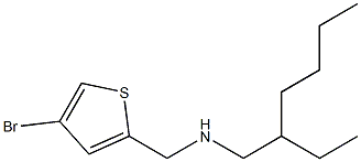 [(4-bromothiophen-2-yl)methyl](2-ethylhexyl)amine Struktur