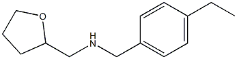 [(4-ethylphenyl)methyl](oxolan-2-ylmethyl)amine Struktur