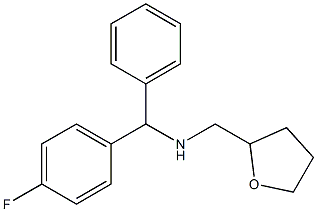 [(4-fluorophenyl)(phenyl)methyl](oxolan-2-ylmethyl)amine Struktur