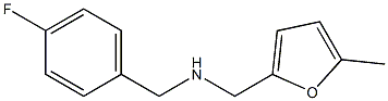 [(4-fluorophenyl)methyl][(5-methylfuran-2-yl)methyl]amine Struktur