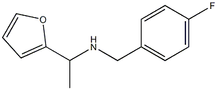 [(4-fluorophenyl)methyl][1-(furan-2-yl)ethyl]amine Struktur