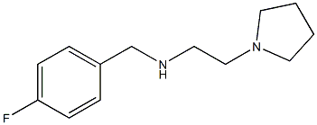 [(4-fluorophenyl)methyl][2-(pyrrolidin-1-yl)ethyl]amine Struktur