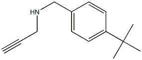 [(4-tert-butylphenyl)methyl](prop-2-yn-1-yl)amine Struktur