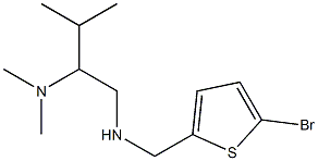 [(5-bromothiophen-2-yl)methyl][2-(dimethylamino)-3-methylbutyl]amine Struktur