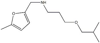 [(5-methylfuran-2-yl)methyl][3-(2-methylpropoxy)propyl]amine Struktur