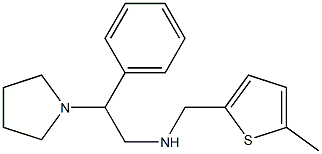 [(5-methylthiophen-2-yl)methyl][2-phenyl-2-(pyrrolidin-1-yl)ethyl]amine Struktur