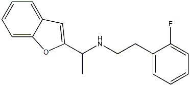 [1-(1-benzofuran-2-yl)ethyl][2-(2-fluorophenyl)ethyl]amine Struktur