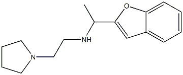 [1-(1-benzofuran-2-yl)ethyl][2-(pyrrolidin-1-yl)ethyl]amine Struktur