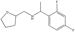 [1-(2,4-difluorophenyl)ethyl](oxolan-2-ylmethyl)amine Struktur