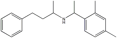 [1-(2,4-dimethylphenyl)ethyl](4-phenylbutan-2-yl)amine Struktur