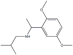 [1-(2,5-dimethoxyphenyl)ethyl](2-methylpropyl)amine Struktur