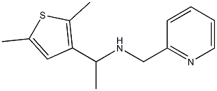 [1-(2,5-dimethylthiophen-3-yl)ethyl](pyridin-2-ylmethyl)amine Struktur