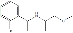 [1-(2-bromophenyl)ethyl](1-methoxypropan-2-yl)amine Struktur