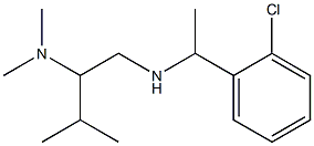 [1-(2-chlorophenyl)ethyl][2-(dimethylamino)-3-methylbutyl]amine Struktur