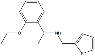 [1-(2-ethoxyphenyl)ethyl](thiophen-2-ylmethyl)amine Struktur