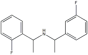 [1-(2-fluorophenyl)ethyl][1-(3-fluorophenyl)ethyl]amine Struktur