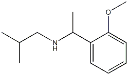 [1-(2-methoxyphenyl)ethyl](2-methylpropyl)amine Struktur