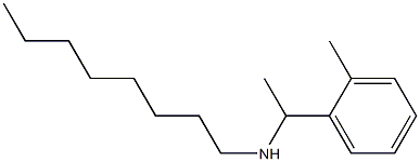 [1-(2-methylphenyl)ethyl](octyl)amine Struktur