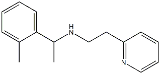 [1-(2-methylphenyl)ethyl][2-(pyridin-2-yl)ethyl]amine Struktur