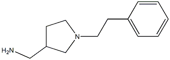 [1-(2-phenylethyl)pyrrolidin-3-yl]methylamine Struktur