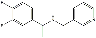 [1-(3,4-difluorophenyl)ethyl](pyridin-3-ylmethyl)amine Struktur