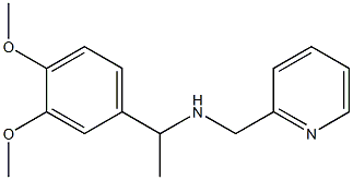 [1-(3,4-dimethoxyphenyl)ethyl](pyridin-2-ylmethyl)amine Struktur