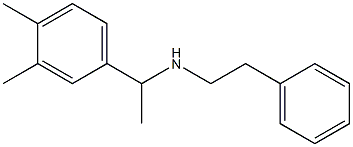 [1-(3,4-dimethylphenyl)ethyl](2-phenylethyl)amine Struktur