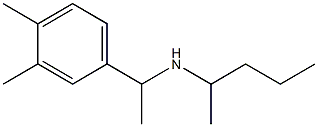 [1-(3,4-dimethylphenyl)ethyl](pentan-2-yl)amine Struktur