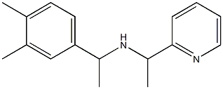 [1-(3,4-dimethylphenyl)ethyl][1-(pyridin-2-yl)ethyl]amine Struktur