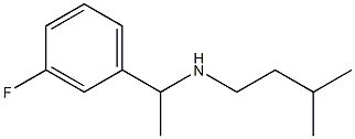 [1-(3-fluorophenyl)ethyl](3-methylbutyl)amine Struktur