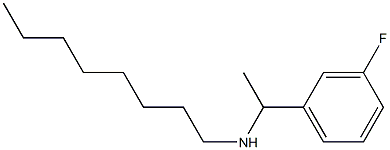 [1-(3-fluorophenyl)ethyl](octyl)amine Struktur