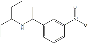 [1-(3-nitrophenyl)ethyl](pentan-3-yl)amine Struktur