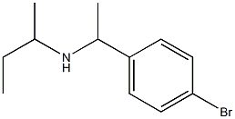 [1-(4-bromophenyl)ethyl](butan-2-yl)amine Struktur