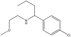 [1-(4-chlorophenyl)butyl](2-methoxyethyl)amine Struktur