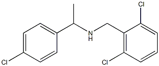 [1-(4-chlorophenyl)ethyl][(2,6-dichlorophenyl)methyl]amine Struktur