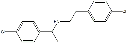 [1-(4-chlorophenyl)ethyl][2-(4-chlorophenyl)ethyl]amine Struktur