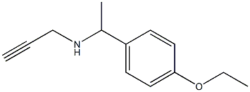 [1-(4-ethoxyphenyl)ethyl](prop-2-yn-1-yl)amine Struktur