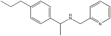 [1-(4-propylphenyl)ethyl](pyridin-2-ylmethyl)amine Struktur