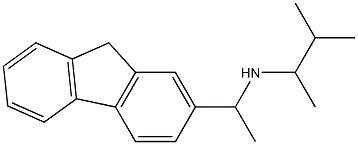 [1-(9H-fluoren-2-yl)ethyl](3-methylbutan-2-yl)amine Struktur