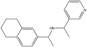 [1-(pyridin-3-yl)ethyl][1-(5,6,7,8-tetrahydronaphthalen-2-yl)ethyl]amine Struktur