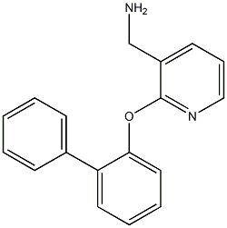 [2-(1,1'-biphenyl-2-yloxy)pyridin-3-yl]methylamine Struktur